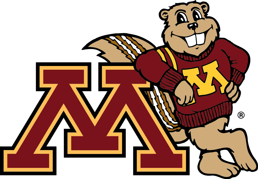 Goldy Gopher with block M