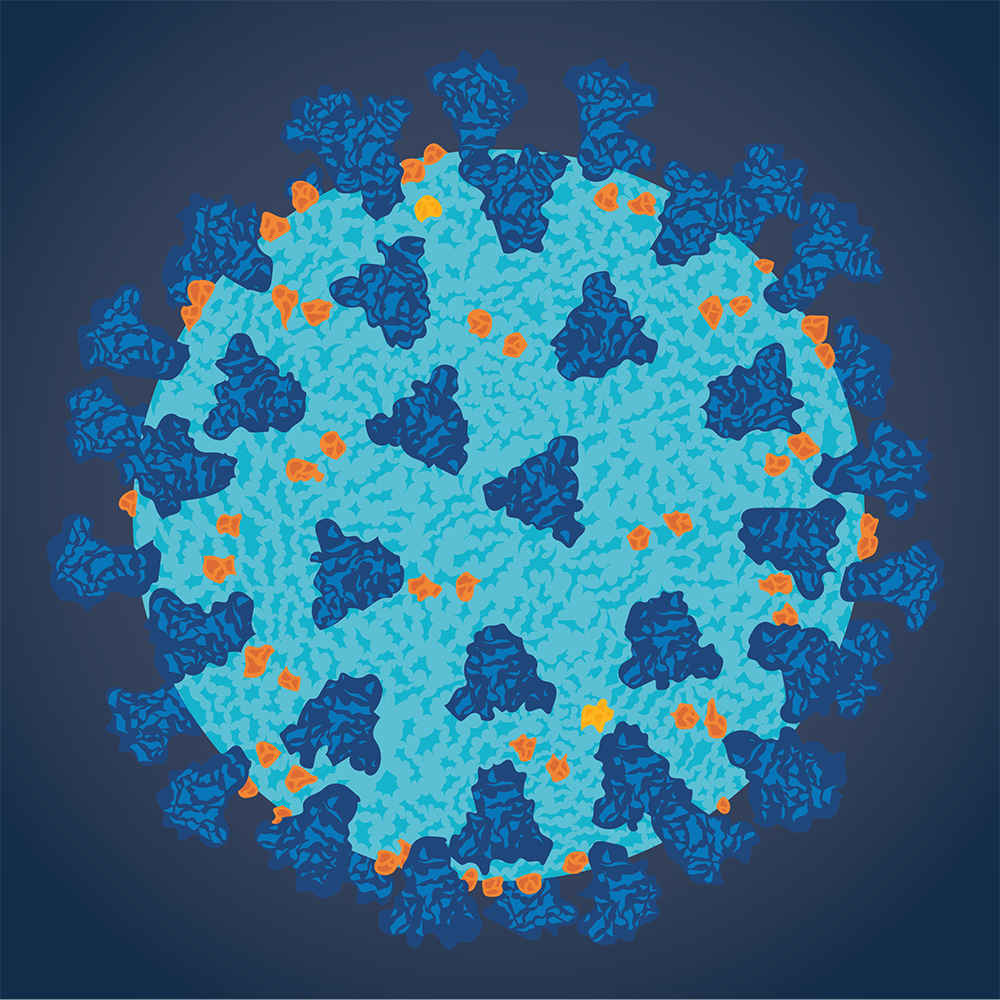 COVID-19 virus illustration