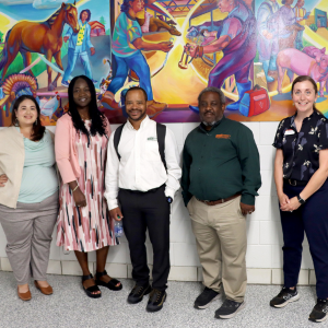 CVM and FAMU representatives pose for a group photo