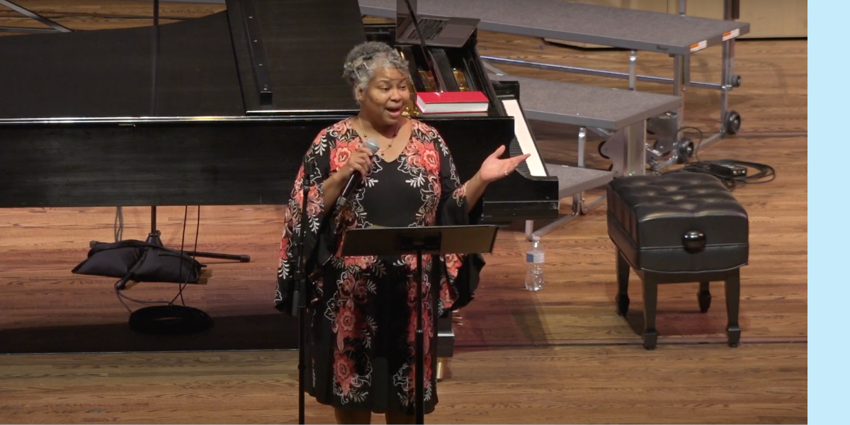 Rosemary Klass sings at the UMN Martin Luther King, Jr. Tribute Concert